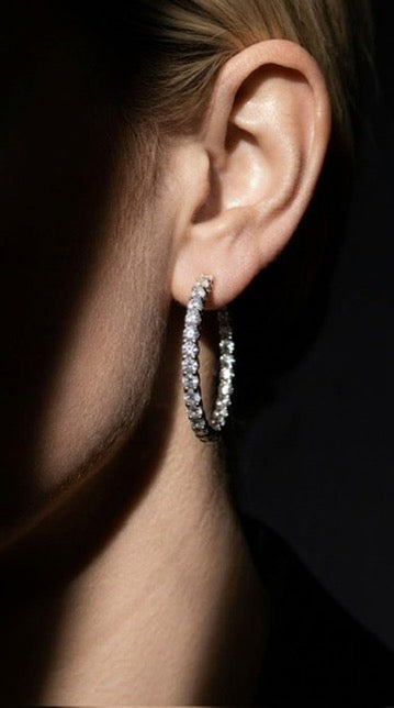 hoop earrings